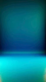 Luminous cyan horizon over deep gradient teal expanse.