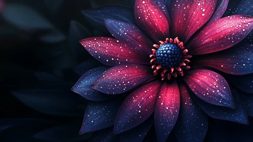 Cosmic Bloom: A Glittering Dance of Light and Color.