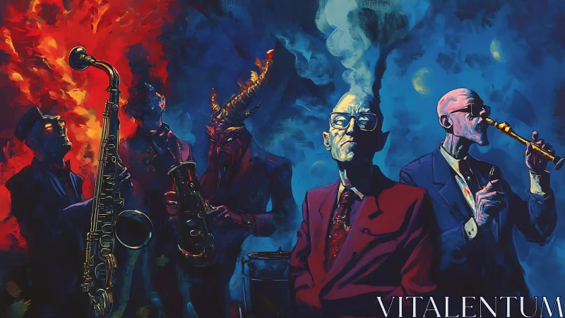 Surreal jazz ensemble divides infernal fire and cool smoke