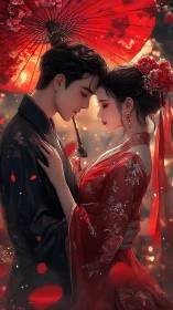 Two Souls Beneath Crimson Skies.