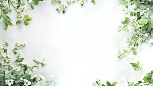 Green Garden Frame: Nature's Gentle Welcome.