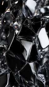 Shattered chrome lattice humming with liquid shadow poetry.