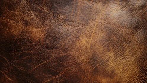 Vintage brown leather texture with natural distressed pattern.