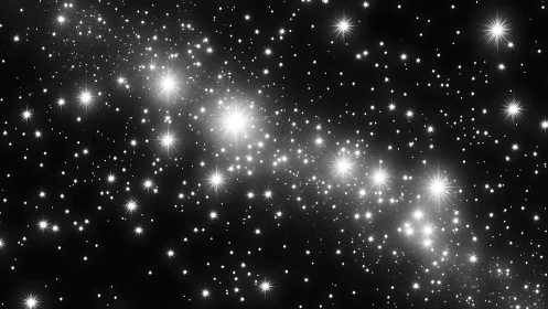 Starlit river drifting gently through a quiet night sky.