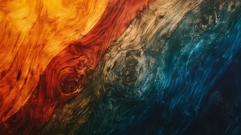 Elemental wood currents swirl through fire, earth and tide