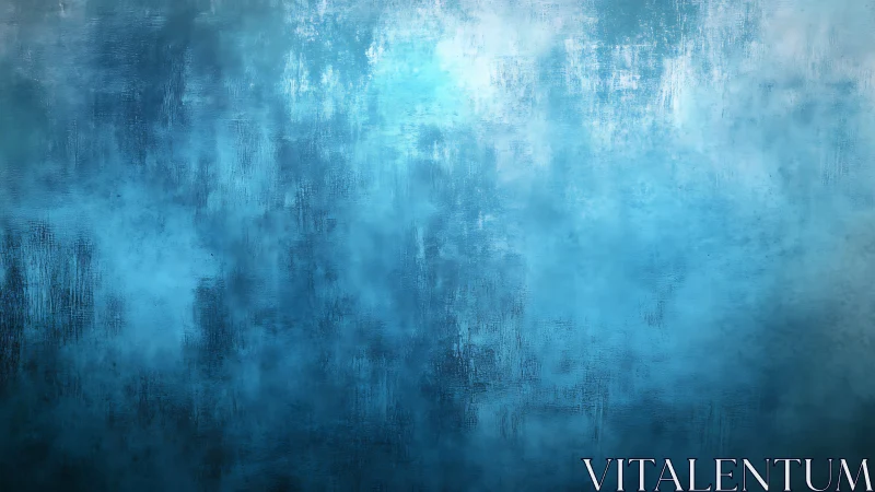Textured cyan blue abstract gradient with brushed depth field