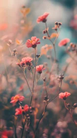 Carnation Reverie: Soft Focus Petals Suspended in Dream.