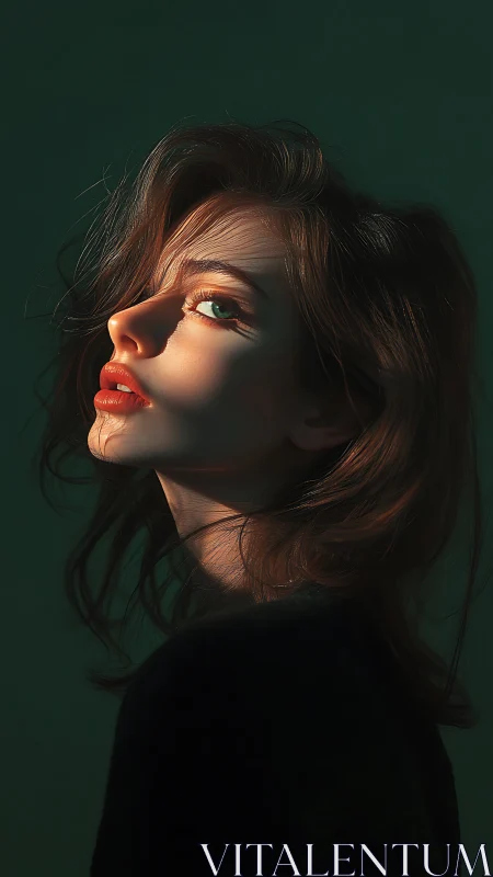 Soft morning light on a thoughtful, quietly glowing face.