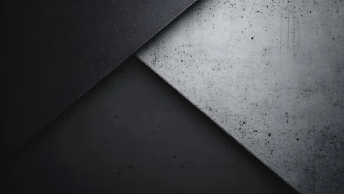 Layered dark concrete panels intersect with subtle texture.