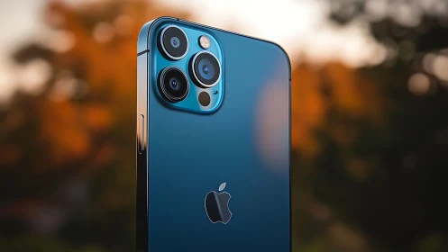 iPhone 12 Pro in Pacific Blue Shows Off Its Pro Camera System