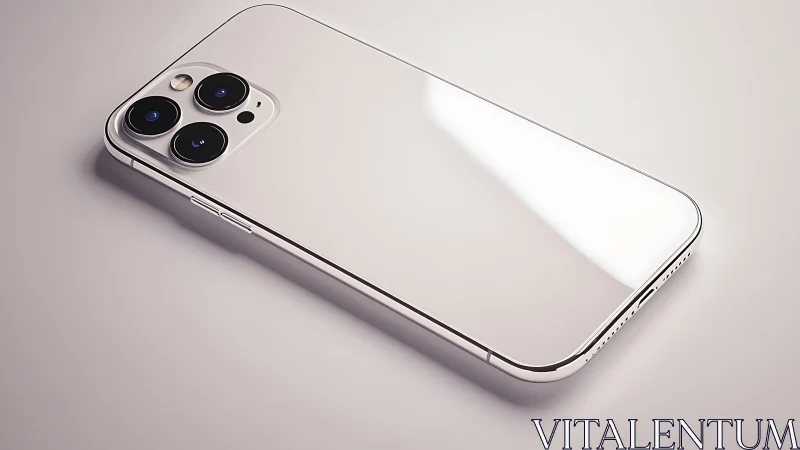 iPhone 12 Pro Max in Silver with Triple Lens Camera.