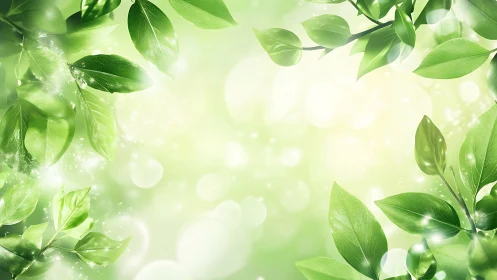 Leaflight lullaby framing a softly glowing spring horizon.