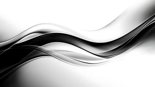 Monochrome vector waveforms with high-frequency line modulation.