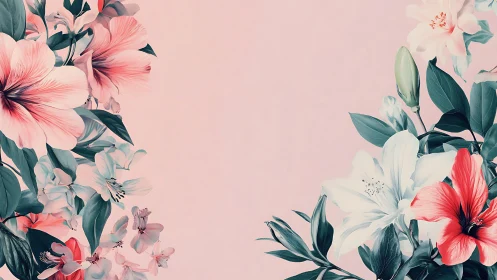 Blossoms Whisper in Rose: A Floral Symphony of Pale Pink Dreams