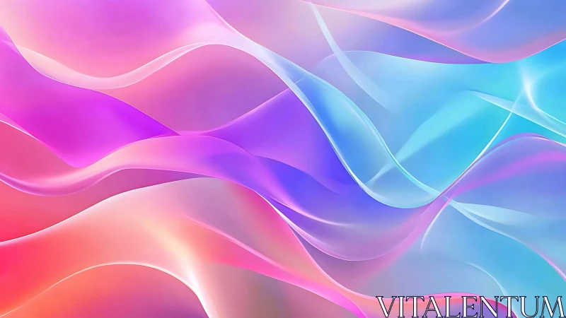 Layered translucent color waves in soft gradient motion.