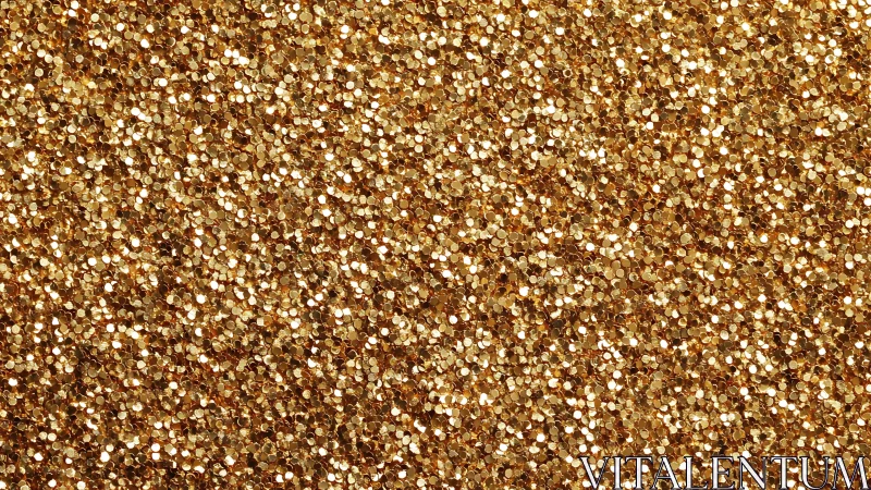 Golden glitter background shimmers with festive radiance