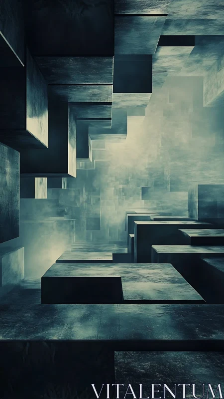 Mystic geometric corridor invites curious eyes to wander