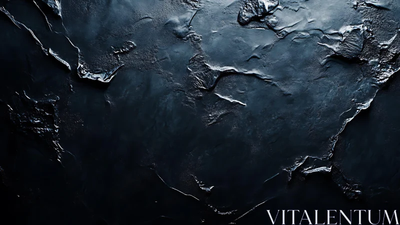 Dark textured abstract surface with dramatic lighting effects.