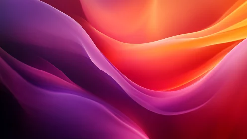 Vibrant flowing gradients create a radiant abstract wavescape