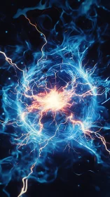 Electromagnetic plasma sphere pulses with radiant blue energy
