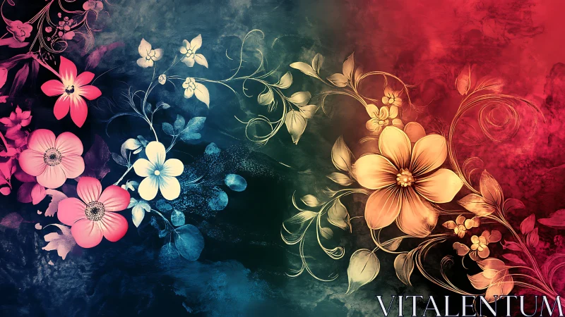 Chromatic Blooms: Where Colors Dance Together.