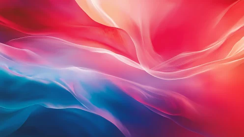 Chromatic fluid dynamics in translucent gradient waveforms.