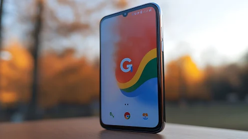 Google Pixel 4a Outdoor Display Showcase with Wavy UI.
