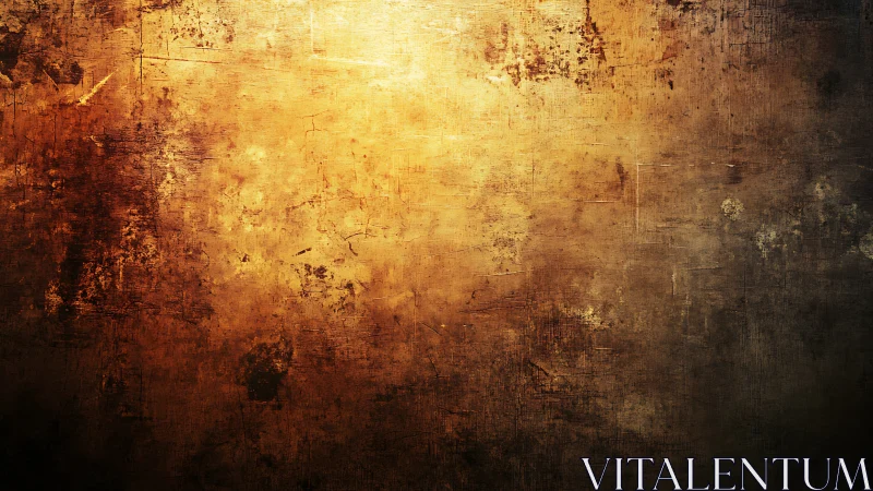 Textured illuminated surface shows graded warm tonal variation