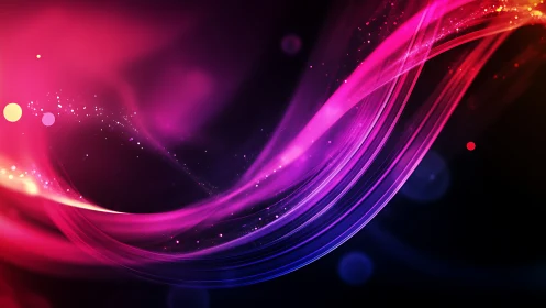 Neon light trails sweeping through deep cosmic gradients.