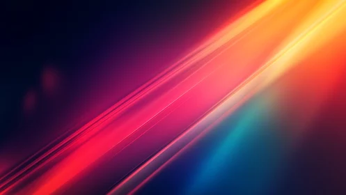 Vibrant diagonal light streaks in abstract digital art style.