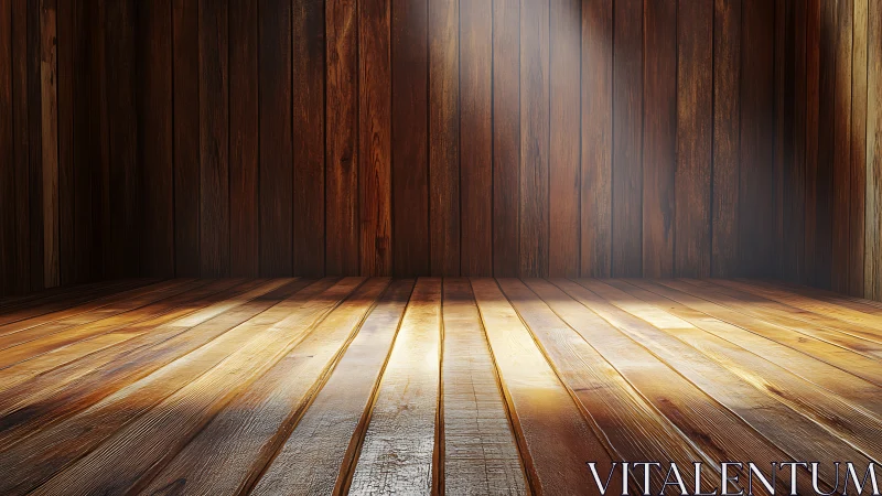 Sunlit wooden room invites cozy moments and quiet reflection