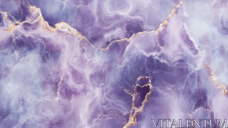Abstract purple marble texture with gold veins, modern luxury design.