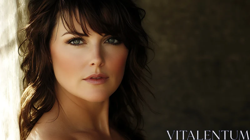 Soft afternoon light cradles a contemplative portrait gaze