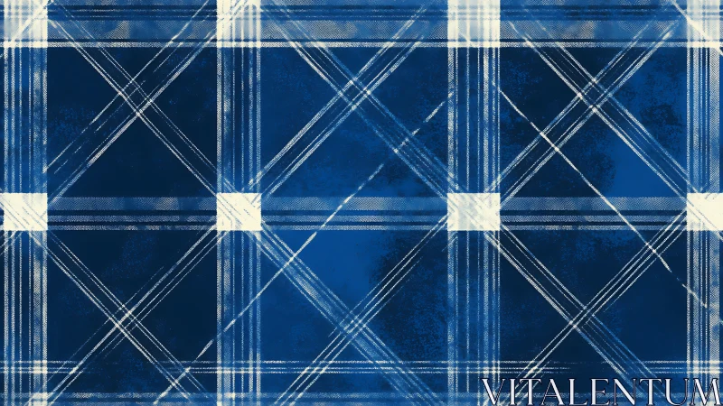 Blue grid pattern shows intersecting diagonal and vertical lines