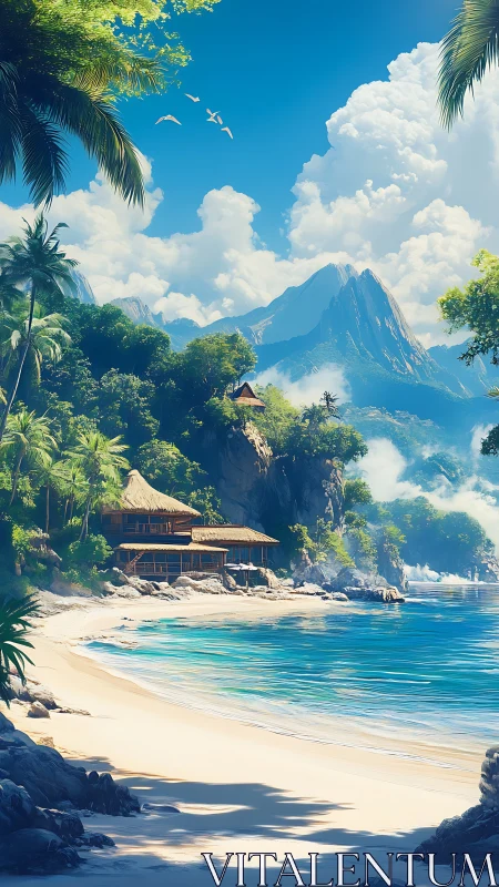 Tropical Paradise: A Serene Beachside Retreat.