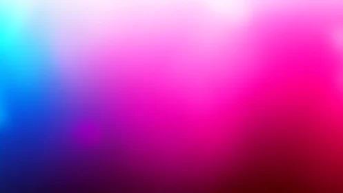 Neon magenta and cyan gradient glow in soft blur field.