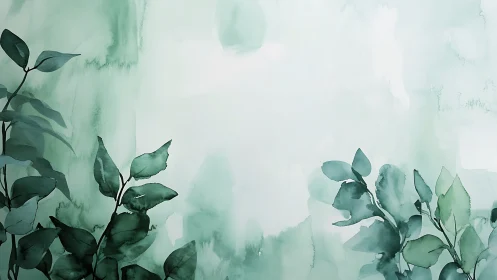 Whispering teal leaves lean inward to frame soft morning air