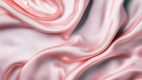 Blushing satin tides curling into whisper-soft waves.