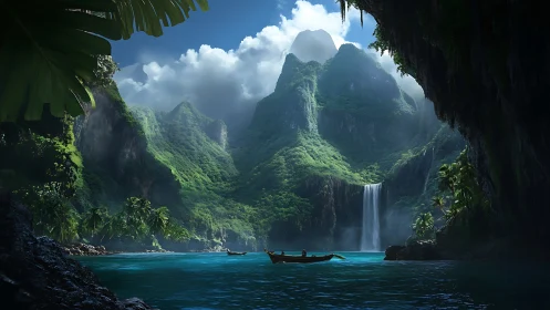 Hidden Lagoon: Where Cliffs Meet Adventure.