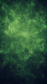 Nebulous green energy texture shimmers in abstract motion.