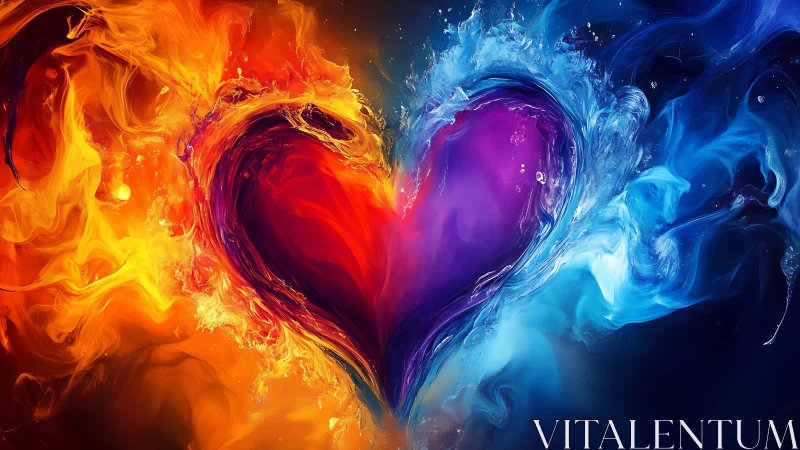 Heart of Contrasting Elements.