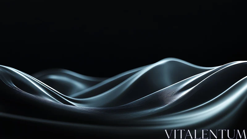 Moonlit data dunes curl like liquid silver in silence