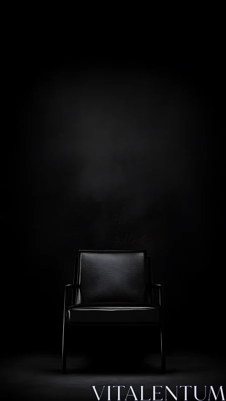 Midnight throne of silence in a pool of cinematic shadow.