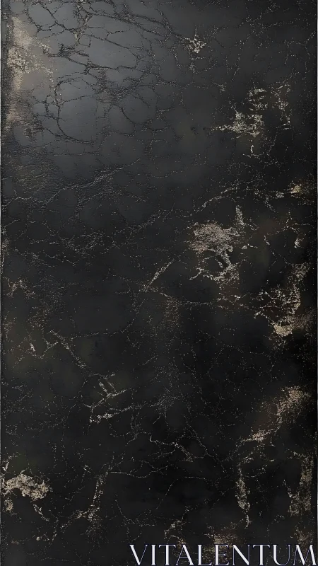Dark marble texture with subtle metallic crackle pattern.