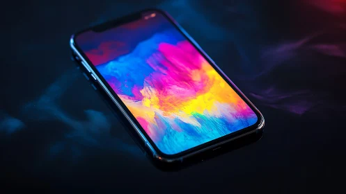 Vibrant Neon Dreams on Your Phone Screen.