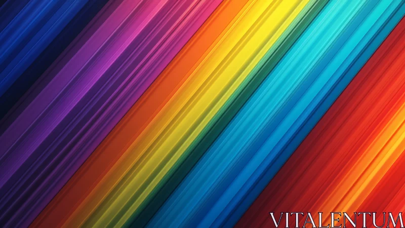 Diagonal spectrum lines in vivid multicolor gradient pattern.