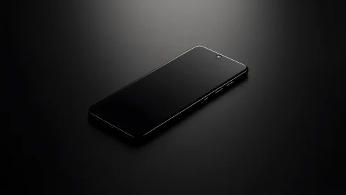 Sleek Modern Smartphone in Elegant Black Design