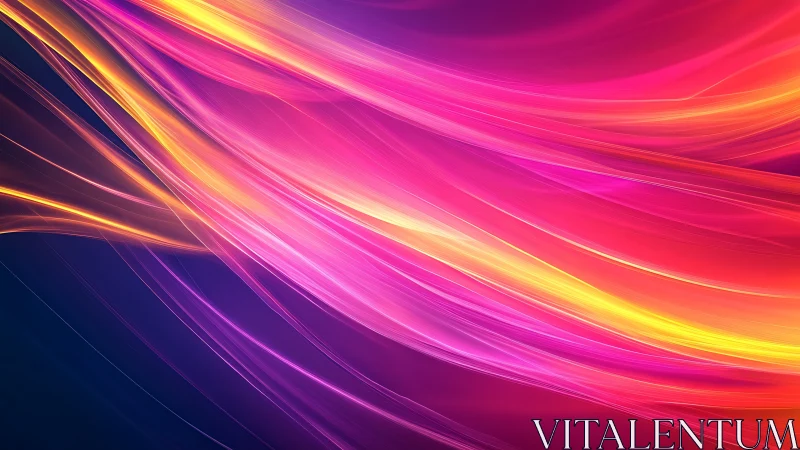 Spectral light trails form dynamic diagonal neon gradients across frame