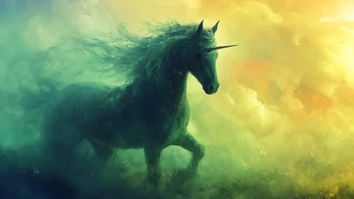 Spectral unicorn emergent in chromatic atmospheric turbulence.