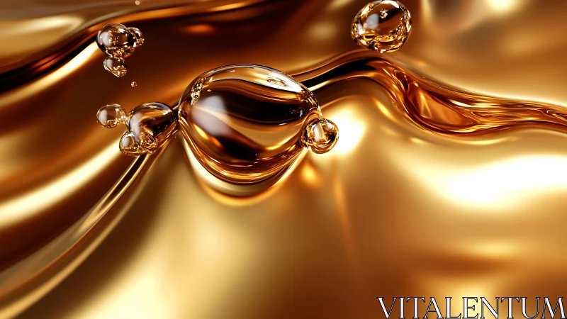 Liquid gold daydreams flowing in sunlit molten ripples.